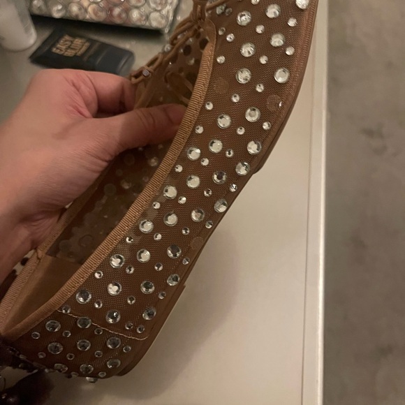 Zara women mesh crystal flats - Picture 3 of 11